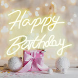 Maxbell LED Letter Light Sign Night Lamp USB Powered Reusable for Birthday Bedroom Birthday Warm White
