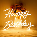Maxbell LED Letter Light Sign Night Lamp USB Powered Reusable for Birthday Bedroom Birthday Warm White