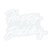 Maxbell LED Letter Light Sign Night Lamp USB Powered Reusable for Birthday Bedroom Birthday White Light