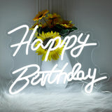 Maxbell LED Letter Light Sign Night Lamp USB Powered Reusable for Birthday Bedroom Birthday White Light