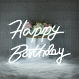 Maxbell LED Letter Light Sign Night Lamp USB Powered Reusable for Birthday Bedroom Birthday White Light