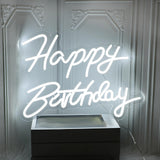 Maxbell LED Letter Light Sign Night Lamp USB Powered Reusable for Birthday Bedroom Birthday White Light