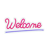 Maxbell LED Letter Light Sign Night Lamp USB Powered Reusable for Birthday Bedroom Welcome Red