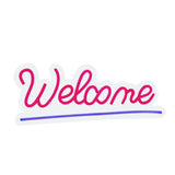 Maxbell LED Letter Light Sign Night Lamp USB Powered Reusable for Birthday Bedroom Welcome Red
