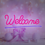 Maxbell LED Letter Light Sign Night Lamp USB Powered Reusable for Birthday Bedroom Welcome Red