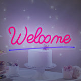 Maxbell LED Letter Light Sign Night Lamp USB Powered Reusable for Birthday Bedroom Welcome Red