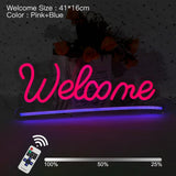 Maxbell LED Letter Light Sign Night Lamp USB Powered Reusable for Birthday Bedroom Welcome Red