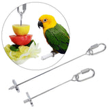Maxbell Vegetable Skewer Bird Feeder Veggies Meat Skewer for Pet Hanging Toy S