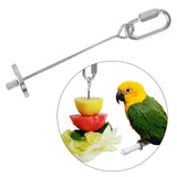 Maxbell Vegetable Skewer Bird Feeder Veggies Meat Skewer for Pet Hanging Toy S