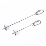 Maxbell Vegetable Skewer Bird Feeder Veggies Meat Skewer for Pet Hanging Toy L