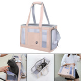Maxbell Cat Carrier Bag Single Shoulder Bags Carrying Bag for Outdoor Hiking Pink