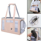 Maxbell Cat Carrier Bag Single Shoulder Bags Carrying Bag for Outdoor Hiking Pink
