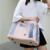 Maxbell Cat Carrier Bag Single Shoulder Bags Carrying Bag for Outdoor Hiking Pink