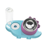 Maxbell Pet Feeder Waterer Food Bowls Feeding for Cats Dogs Small Animals Blue