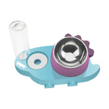 Maxbell Pet Feeder Waterer Food Bowls Feeding for Cats Dogs Small Animals Blue