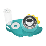 Maxbell Pet Feeder Waterer Food Bowls Feeding for Cats Dogs Small Animals Green