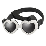 Maxbell Pet Dog Sunglasses Eye Protection for Large Medium Dog Puppy Photos Props white