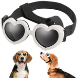 Maxbell Pet Dog Sunglasses Eye Protection for Large Medium Dog Puppy Photos Props white