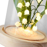 Maxbell Flowers Night Light Handmade DIY Battery Operated Dome Birthday Gift