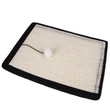 Maxbell Sisal Pet Cat Pet Scratchesing Mat with 10 nail Premium for Kitty Training M