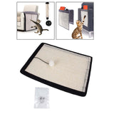 Maxbell Sisal Pet Cat Pet Scratchesing Mat with 10 nail Premium for Kitty Training M