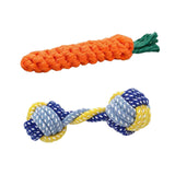 Maxbell Durable Dog Chew Toy Interactive for Aggressive Chewers Teeth Cleaning Carrot 22cmx3cm