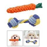 Maxbell Durable Dog Chew Toy Interactive for Aggressive Chewers Teeth Cleaning Carrot 22cmx3cm