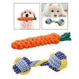 Maxbell Durable Dog Chew Toy Interactive for Aggressive Chewers Teeth Cleaning Carrot 22cmx3cm