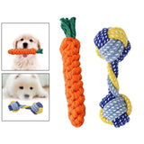 Maxbell Durable Dog Chew Toy Interactive for Aggressive Chewers Teeth Cleaning Carrot 22cmx3cm
