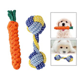 Maxbell Durable Dog Chew Toy Interactive for Aggressive Chewers Teeth Cleaning Carrot 22cmx3cm