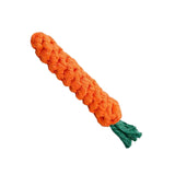 Maxbell Durable Dog Chew Toy Interactive for Aggressive Chewers Teeth Cleaning Carrot 22cmx3cm