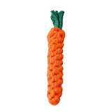 Maxbell Durable Dog Chew Toy Interactive for Aggressive Chewers Teeth Cleaning Carrot 22cmx3cm