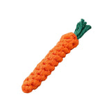 Maxbell Durable Dog Chew Toy Interactive for Aggressive Chewers Teeth Cleaning Carrot 22cmx3cm