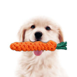 Maxbell Durable Dog Chew Toy Interactive for Aggressive Chewers Teeth Cleaning Carrot 22cmx3cm
