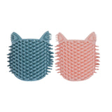Maxbell Cats Corner Brush Cat Scratching Pad Cats Wall Corner Massage Removable Blue