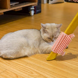 Maxbell Cats Corner Brush Cat Scratching Pad Cats Wall Corner Massage Removable Pink