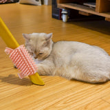 Maxbell Cats Corner Brush Cat Scratching Pad Cats Wall Corner Massage Removable Pink