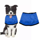 Maxbell Dog Cooling Bandana Ice Scarf Summer Neck Wrap Reusable Hiking Plain Weave