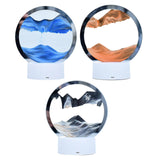 Maxbell Moving Sand Picture Night Light Flowing Sand for Decor Dining Room Blue