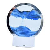 Maxbell Moving Sand Picture Night Light Flowing Sand for Decor Dining Room Blue