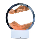 Maxbell Moving Sand Picture Night Light Flowing Sand for Decor Dining Room Orange