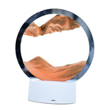 Maxbell Moving Sand Picture Night Light Flowing Sand for Decor Dining Room Orange