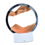 Maxbell Moving Sand Picture Night Light Flowing Sand for Decor Dining Room Orange