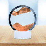Maxbell Moving Sand Picture Night Light Flowing Sand for Decor Dining Room Orange