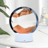 Maxbell Moving Sand Picture Night Light Flowing Sand for Decor Dining Room Orange