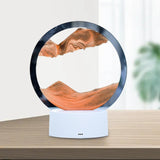Maxbell Moving Sand Picture Night Light Flowing Sand for Decor Dining Room Orange