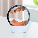 Maxbell Moving Sand Picture Night Light Flowing Sand for Decor Dining Room Orange