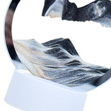 Maxbell Moving Sand Picture Night Light Flowing Sand for Decor Dining Room Black