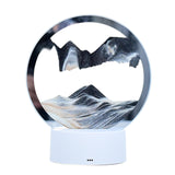Maxbell Moving Sand Picture Night Light Flowing Sand for Decor Dining Room Black