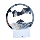 Maxbell Moving Sand Picture Night Light Flowing Sand for Decor Dining Room Black